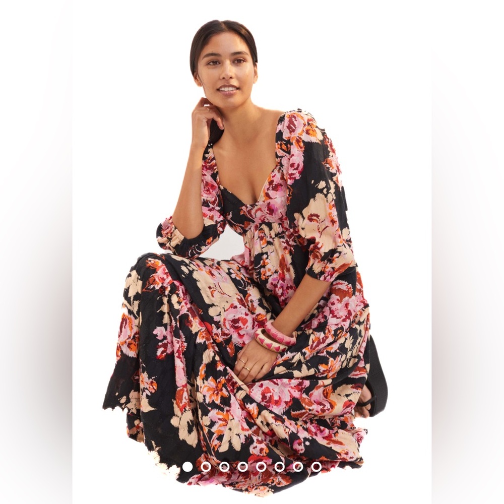 Anthropologie Blossom Maxi Dress